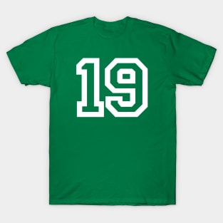 Sports Shirt #19 (white letters) T-Shirt